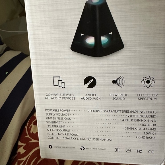 Prime Audio Galaxy Speaker LED Color Spectrum - Picture 2 of 4